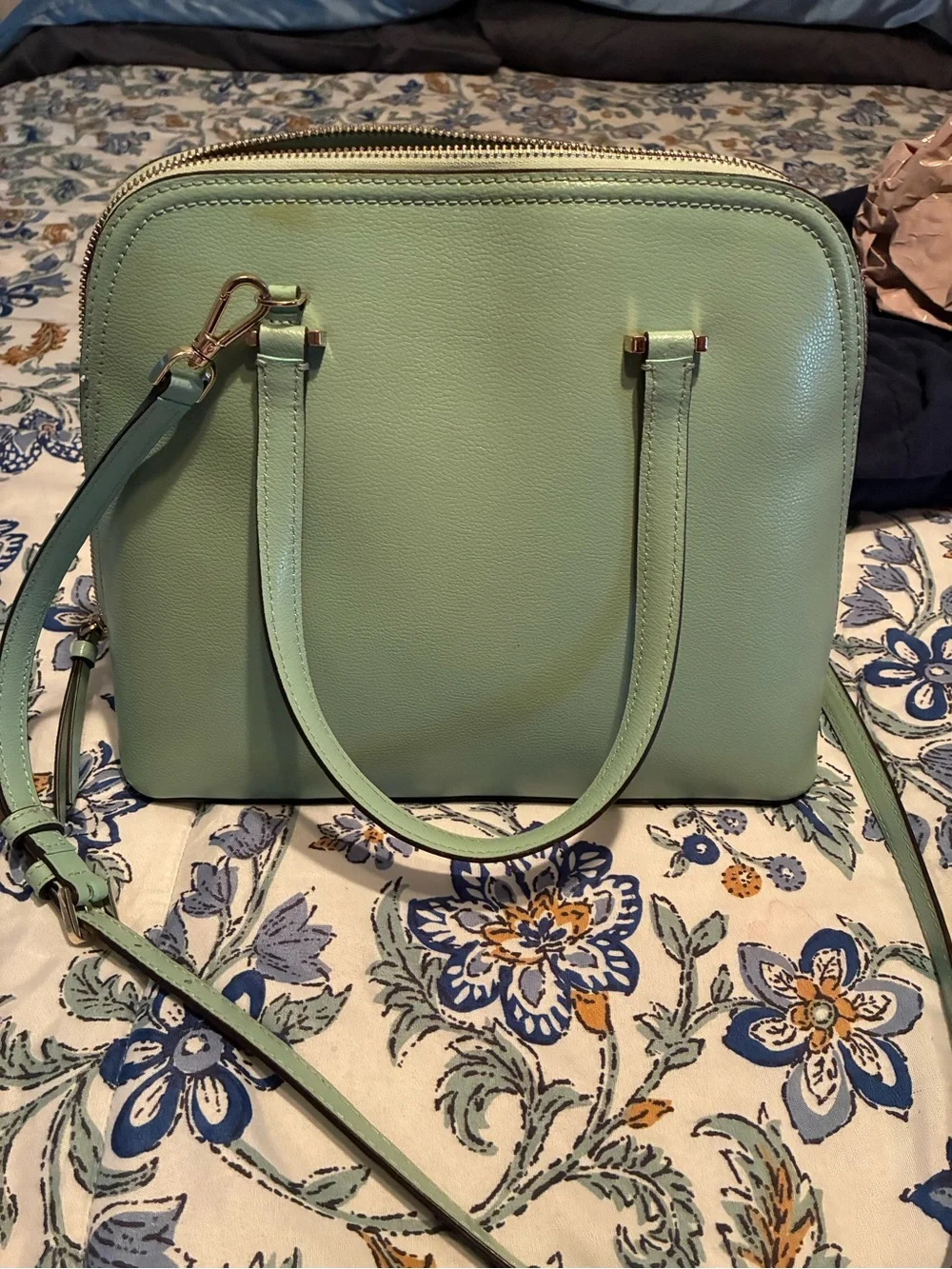 kate spade Mint Dome Satchel Crossbody